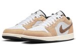 画像2: Air Jordan 1 Low SE Beige/Metallic Gold/White DZ4130-201 Jordan ジョーダン Brown Elephant シューズ   【海外取寄】 (2)