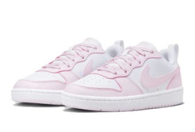 画像1: COURT BOROUGH Low 2　RECRAFT GS White/Pink DV5456-105 Nike ナイキ シューズ  【GS】キッズ