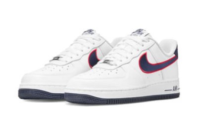 画像1: WMNS AIR FORCE 1 '07  WHITE/NAVY FJ0710-100 Nike ナイキ シューズ   【海外取寄】【WOMEN'S】