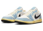 画像2: Air Jordan 1 Low SE Sashiko Blue Gray/Black/Pale Ivory FN7670-493 Jordan ジョーダン ヴィンテージ風 シューズ   【海外取寄】 (2)