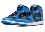 画像2: Air Jordan 1 Mid University Blue/Black DQ8426-401 Jordan ジョーダン シューズ   【海外取寄】 (2)