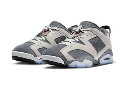 画像1: Air Jordan 6 Retro Low PSG  Light Bone/Orange/Iron Grey DZ4133-008 Jordan ジョーダン パリ・サンジェルマン シューズ   【海外取寄】