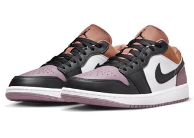 画像1: Air Jordan 1 Low SE Sky J Mauve White/Black/Orange/Sky J Mauve FB9907-102 Jordan ジョーダン シューズ   【海外取寄】