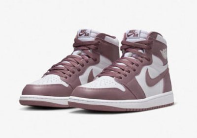 画像1: Air Jordan 1 High Retro OG　GS Sky J Mauve White/Sky J Mauve FD1437-105 Jordan ジョーダン シューズ   【海外取寄】【GS】キッズ