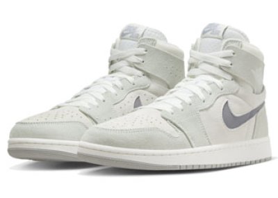 画像1: Air Jordan 1 High Zoom　 CMFT 2 Summit White/Particle Grey DV1307-101 Jordan ジョーダン コンフォート シューズ   【海外取寄】