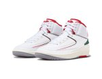 画像2: Air Jordan 2 Retro GS Origins White/Fire Red/Green/Sail DQ8562-101 Jordan ジョーダン シューズ   【海外取寄】【GS】キッズ (2)