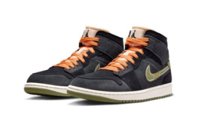 画像1: Air Jordan 1 Mid SE Craft  Anthracite/Light Olive FD6817-003 Jordan ジョーダン シューズ   【海外取寄】