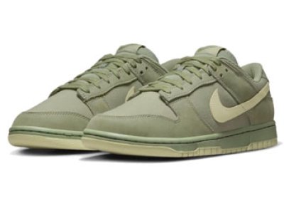 画像1: Dunk Low Retro PRM Oil Green/Olive Aura-Phantom FB8895-300 Nike ナイキ ツイル シューズ   【海外取寄】