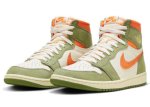 画像2: Air Jordan 1 High Retro OG Craft　 Celadon/Olive/Orange/Coconut Milk/Pale Ivory FB9934-300 Jordan ジョーダン シューズ   【海外取寄】 (2)