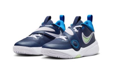 画像1: TEAM HUSTLE D 11 GS M.Navy/Volt DV8996-401 Nike ナイキ シューズ  【GS】キッズ【SALE商品】