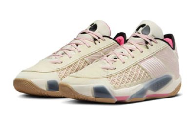 画像1: Air Jordan 38  Low Coconut Milk/ATMOSPHERE-/HYPER PINK  FD2325-100 Jordan ジョーダン シューズ   【海外取寄】