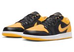 画像2: Air Jordan 1 Low Yellow Ochre/Black 553558-072 Jordan ジョーダン シューズ   【海外取寄】 (2)