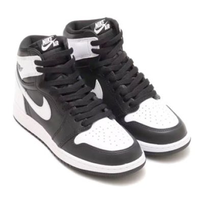 画像1: Air Jordan 1 High Retro OG GS Black/White FD1437-010 Jordan ジョーダン シューズ   【海外取寄】【GS】キッズ