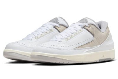 画像1: Air Jordan 2 Retro Low Python White/Cement Grey/Sail DV9956-100 Jordan ジョーダン パイソン シューズ   【海外取寄】