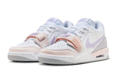 画像1: Jordan Legacy 312 Low GS White/Pink Pastel HF0747-151 Jordan ジョーダン シューズ   【海外取寄】【GS】キッズ