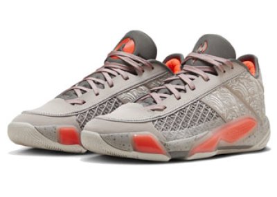 画像1: Air Jordan 38  Low Torch Grey/Crimson/Beige FZ4161-002 Jordan ジョーダン シューズ   【海外取寄】