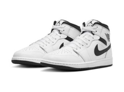 画像1: Air Jordan 1 Mid White/Black DQ8426-132 Jordan ジョーダン シューズ   【海外取寄】