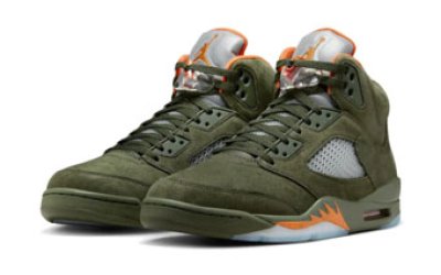 画像1: Air Jordan 5 Retro  Army Olive/Orange/Black DD0587-308 Jordan ジョーダン シューズ   【海外取寄】