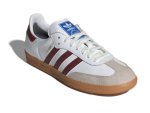 画像2: SAMBA OG White/Burgundy/Gum IF3813 Adidas アデイダス サンバ  シューズ   【海外取寄】 (2)