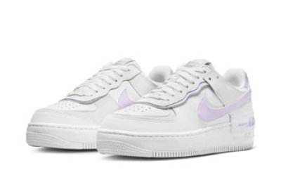 画像1: Wmns Air Force 1 SHADOW White/Lavender FN6335-102 Nike ナイキ フォース シャドウ シューズ   【海外取寄】【WOMEN'S】