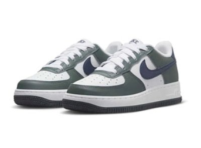 画像1: Air Force 1 GS  Whit/Green/Obsidian HF5178-300 Nike ナイキ シューズ   【海外取寄】【GS】キッズ