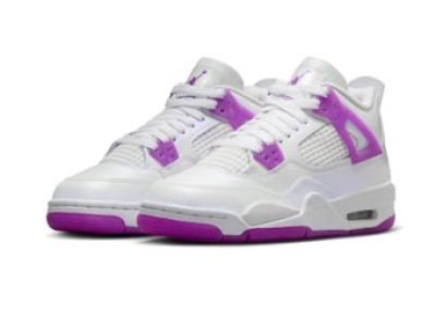 画像1: Air Jordan 4 Retro SE GS Craft White/Purple FQ1314-151 Jordan ジョーダン シューズ   【海外取寄】【GS】キッズ