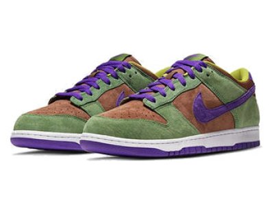 画像1: Dunk Low SP　VENEER Green/Brown/Purple DA1469-200 Nike ナイキ ベニヤ シューズ   【海外取寄】