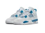 画像2: Air Jordan 4 Retro  GS MILITARY BLUE White/Blue HF4281-141 Jordan ジョーダン シューズ   【海外取寄】【GS】キッズ (2)