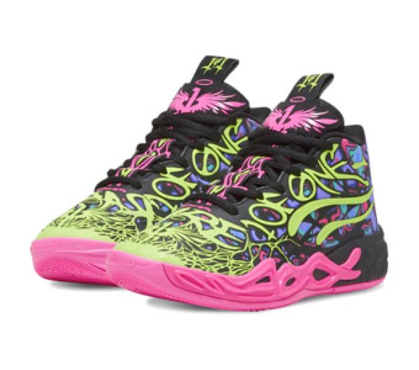 MB.04 GS Heem Black/Pink/Lime 310839-01 Puma プーマ