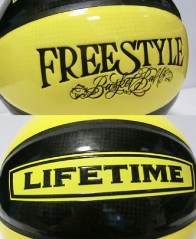 画像1: Ball Street33 7号球 Blk/Yel Pate SBBST2-BY LIFE TIME ライフタイム バスケットボール　ストリート33 ボール