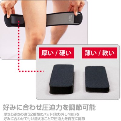 画像1: Running Kneeband  Blk M4193BK 膝 ひざ McDavid マクダビッド サポーター