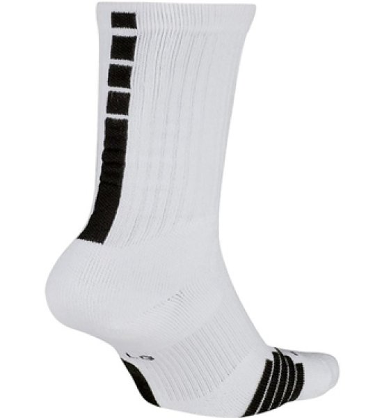 ナイキ NIKE バスケットボール 靴下 ナイキ エリート ミッド ソックス SX7625-013 ブラック ホワイト (ホワイト)