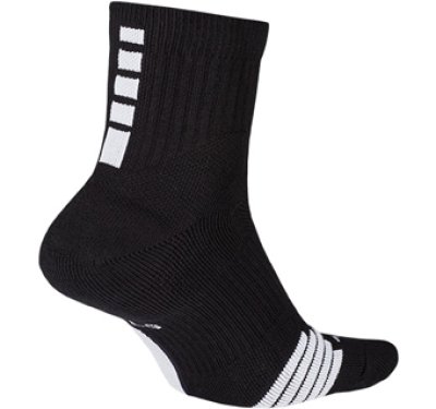 画像1: Elite Mid Socks Blk/Wht SX7625-013 MDQTRソックス Nike ナイキ ソックス  【SALE商品】