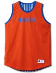 画像2: BRUSH STRIPE REV TANK BLxOR Blu/Org 218-057001 BLxOR AKTR アクター ノースリーブ タンクトップ ウエア  【MEN'S】【SALE商品】 (2)