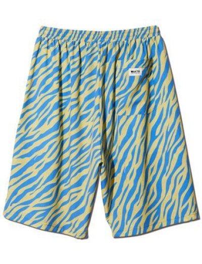 画像1: ZEBRA SHORTS YELLOWxBLUE 119-024002 YLxBL AKTR アクター Shorts ショーツ バスパン ウエア  【MEN'S】【SALE商品】