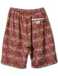 画像2: SCRATCH CAMO SHORTS OLIVExRED 219-013002 OLxRD AKTR アクター Shorts ショーツ バスパン ウエア  【MEN'S】【SALE商品】 (2)