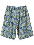 画像2: SCRATCH CAMO SHORTS GRAYxYELLOW 219-019002 GYxYL AKTR アクター Shorts ショーツ バスパン ウエア  【MEN'S】【SALE商品】 (2)