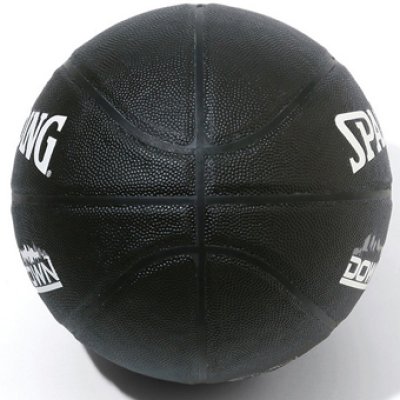 画像1: DownTown PU　コンポジット　7号球 Blk 76-586J Spalding スポルディング ボール