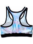 画像2: xMILKFED. TIEDYE SPORTS BRA L-BLUExRED 120-070021 LBLxRD AKTR アクター サポーター  【WOMEN'S】 (2)