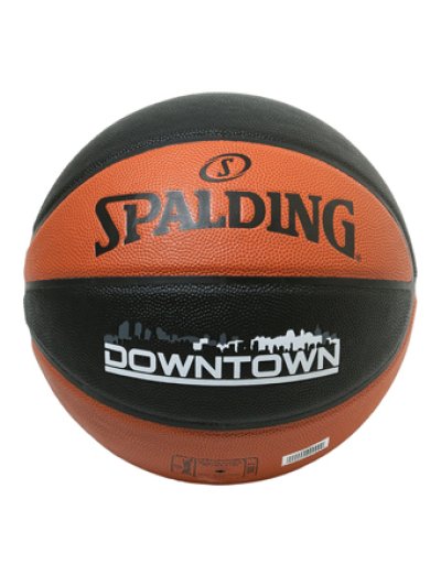 画像1: DownTown composite 5号球 Brown/Blk 76-714J Spalding スポルディング ボール
