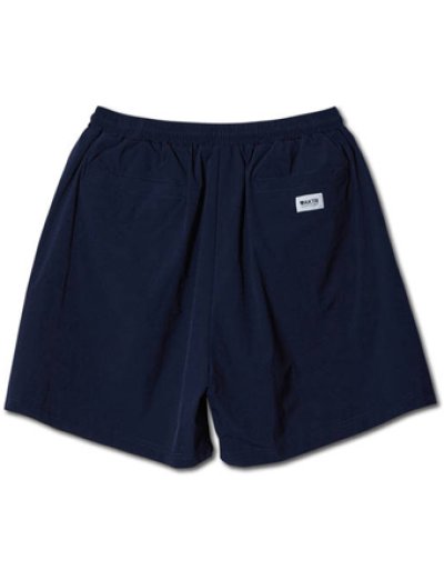 画像1: SHORT WIDE PANTS NAVY 220-006002 NV AKTR アクター Shorts ショーツ バスパン ウエア  【MEN'S】