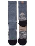 画像2: NEO FUTURE SOCKS GRAY x BEIGE 220-027021 GYxBG CREWソックス AKTR アクター ソックス (2)