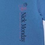 画像2: NICK MONDAY BASKETBALL CLUB TEE BLUE 121-005005 BL AKTR アクター Tシャツ ウエア  【MEN'S】【SALE商品】 (2)