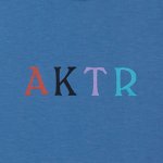 画像2: MULTI COLOR AKTR TEE BLUE 121-007005 BL AKTR アクター Tシャツ ウエア  【MEN'S】【SALE商品】 (2)