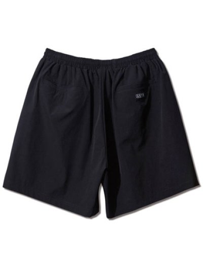 画像1: SHORT WIDE PANTS BLACK 121-011002 BK AKTR アクター Shorts ショーツ バスパン ウエア  【MEN'S】