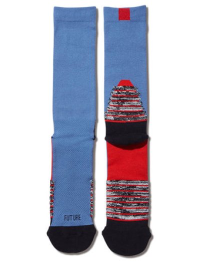 画像1: NEO FUTURE SOCKS BLUE 121-043021 BL CREWソックス AKTR アクター ソックス