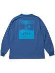 画像2: SUNRISE L/S TEE BLUE 121-052005 BL AKTR アクター ロング　Tシャツ ウエア 秋冬物 【MEN'S】【SALE商品】 (2)