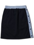 画像2: WOMENS SIDE OPEN SKIRT BLACK 220-091020 BK AKTR アクター Shorts ショーツ バスパン ウエア  【WOMEN'S】アパレル【SALE商品】 (2)