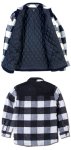 画像2: DAAD WOOL JACKET WHITExBLACK 121-079010 WHxBK AKTR アクター ジャケット アウトウエア ウエア 秋冬物 【MEN'S】【SALE商品】 (2)