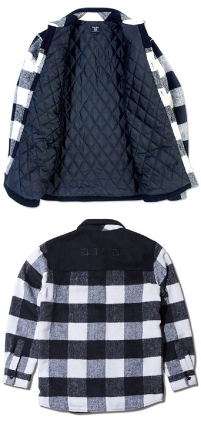 画像1: DAAD WOOL JACKET WHITExBLACK 121-079010 WHxBK AKTR アクター ジャケット アウトウエア ウエア 秋冬物 【MEN'S】【SALE商品】